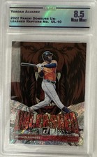 Yordan Alvarez REFRACTOR DONRUSS UNLEASHED SP INSERT - 8.5 MINT! UNL1💎