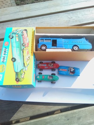 CORGI GS 16 ECURIE ECOSSE  SET  ALL ORIGINAL APART  APART BOX LID AS SHOWN