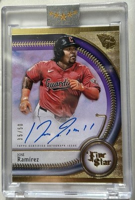 Topps Jose Ramirez auto 直筆サインカード Museum Collection MLB