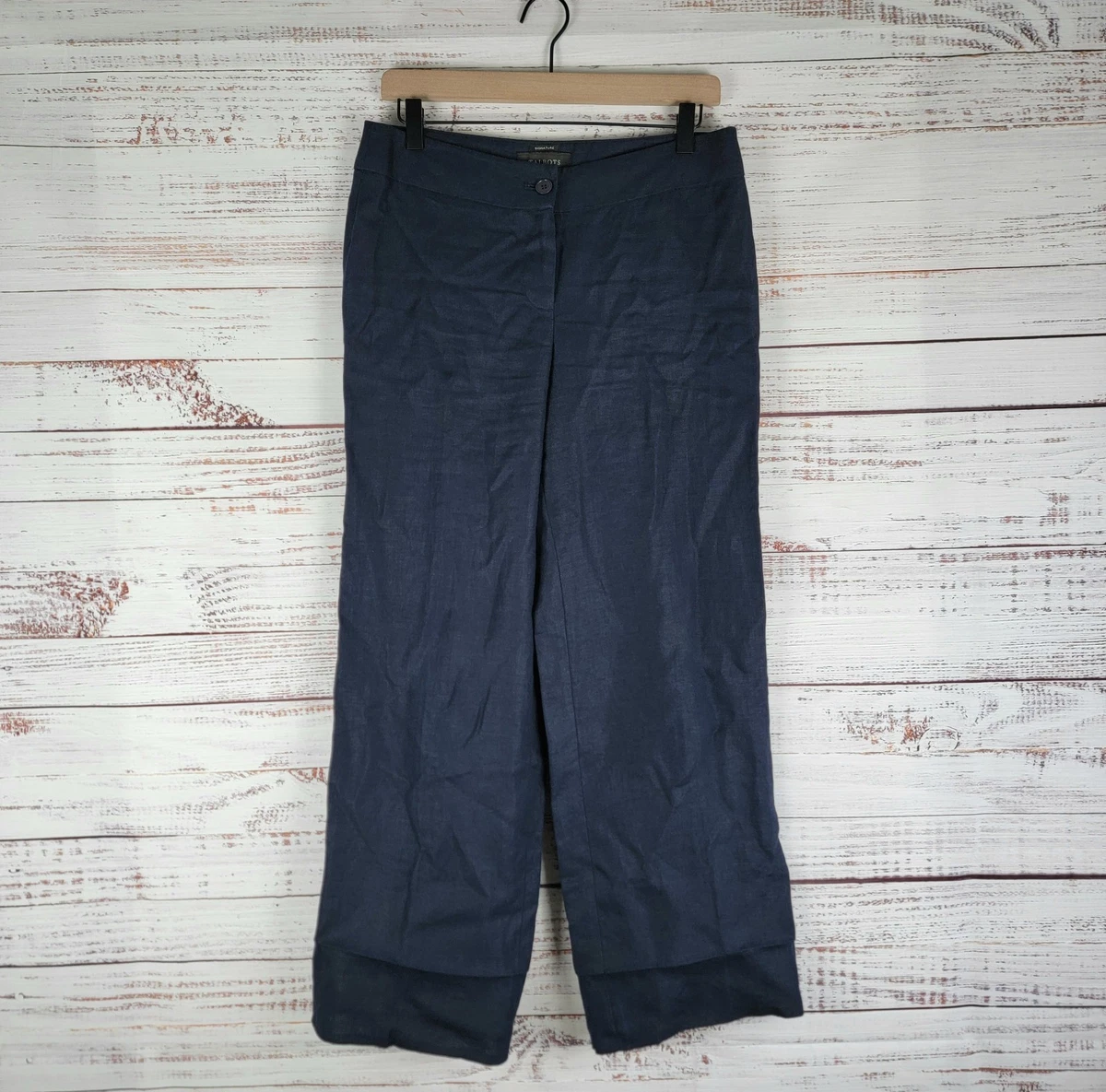 Talbots Blue Linen Pants for Women for sale | eBay display picture 1