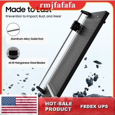 24 Inch/61cm Manual Precision Rotary Paper Trimmer Sharp Photo Paper Cutter NEW
