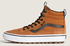 Vans Sk8-Hi Waterproof Insulated Shoe Glazed Ginger Brown Mens Winter Boots NEW