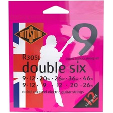 Rotosound 12 String Electric Guitar Set - Double Six Super Light