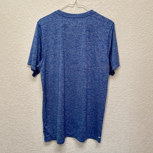 New Balance Tenacity T-Shirt Mens L Heather Blue Short Sleeve Training Tee Shirt - Picture 3 of 10