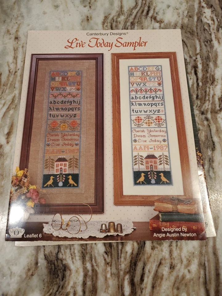 Canterbury Designs Counted Cross Stitch Sampler Pattern Leaflets Lot Of 2 - Image 4 of 4