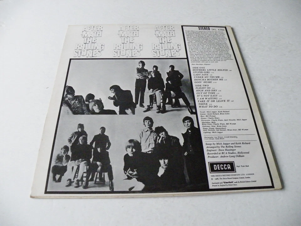 THE ROLLING STONES 'AFTERMATH' LP UK DECCA 1970 REISSUE OF 1966 LP - Image 2 of 4