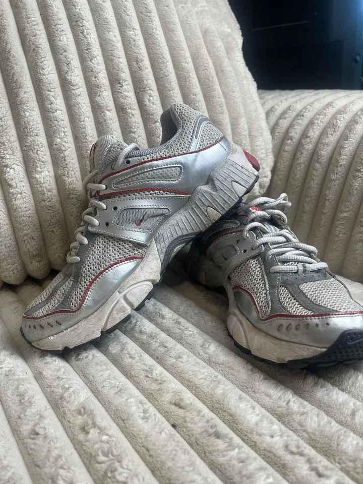 Nike Bowerman Series Zapatos para Correr Rojo Gris Plata Entrenadores Foto 3 de 4