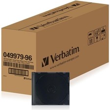 Verbatim CD/DVD Jewel Case 200er Pack, Schwarz/Transparent (49979)