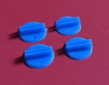 X4 Spare Replacement Blue Plastic Card Stands for Vintage L?attaque Board Game. 