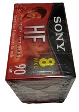 SONY HF 90 High Fidelity Normal Bias Audio Cassette Tape Lot Of 6 partial Of 8
