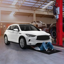 Garage Floor Mat for Under Car 3x2.5 Feet, Oil Spill Mat Mechanic Pad, Oil ...