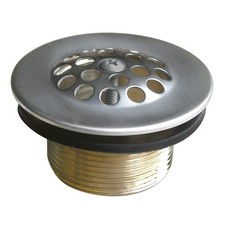 Kingston Brass DTL208 Bath Tub Drain Strainer and Grid, Brushed Nickel