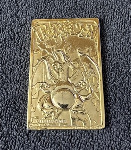 pokemon gold plated cards ebay Pokemon 23k Gold Plated Trading Card