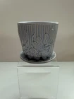 McCoy Pottery Blue Dragonfly Flowerpot