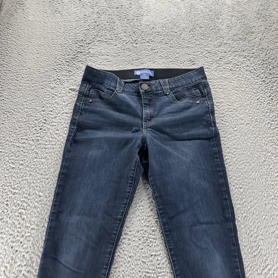 Democracy Jeans Womens Size 10 Blue AB Solution Cotton Stretch Skinny Fit Denim - Image 2 of 4