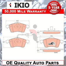 Fits VW Transporter Transporter/Caravelle Brake Pads Set Front Ikio #4
