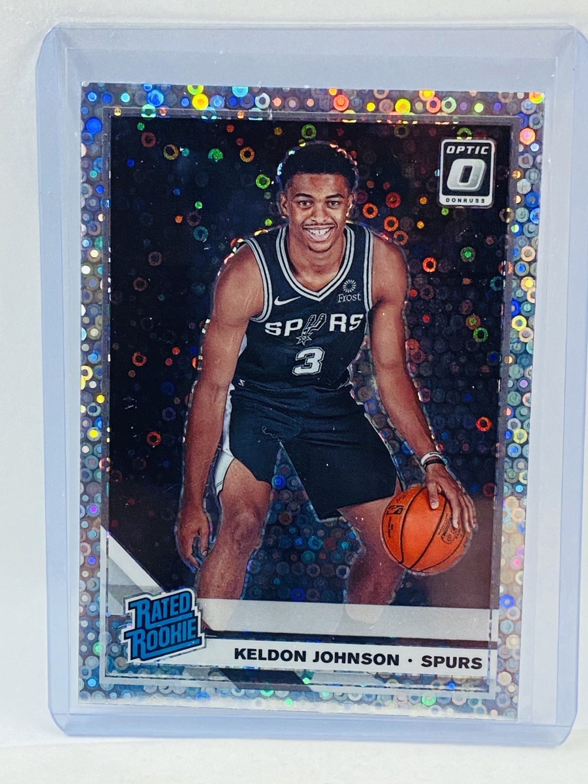 2019-20 Panini Donruss Optic Keldon Johnson Rated Rookie Fast Break #186