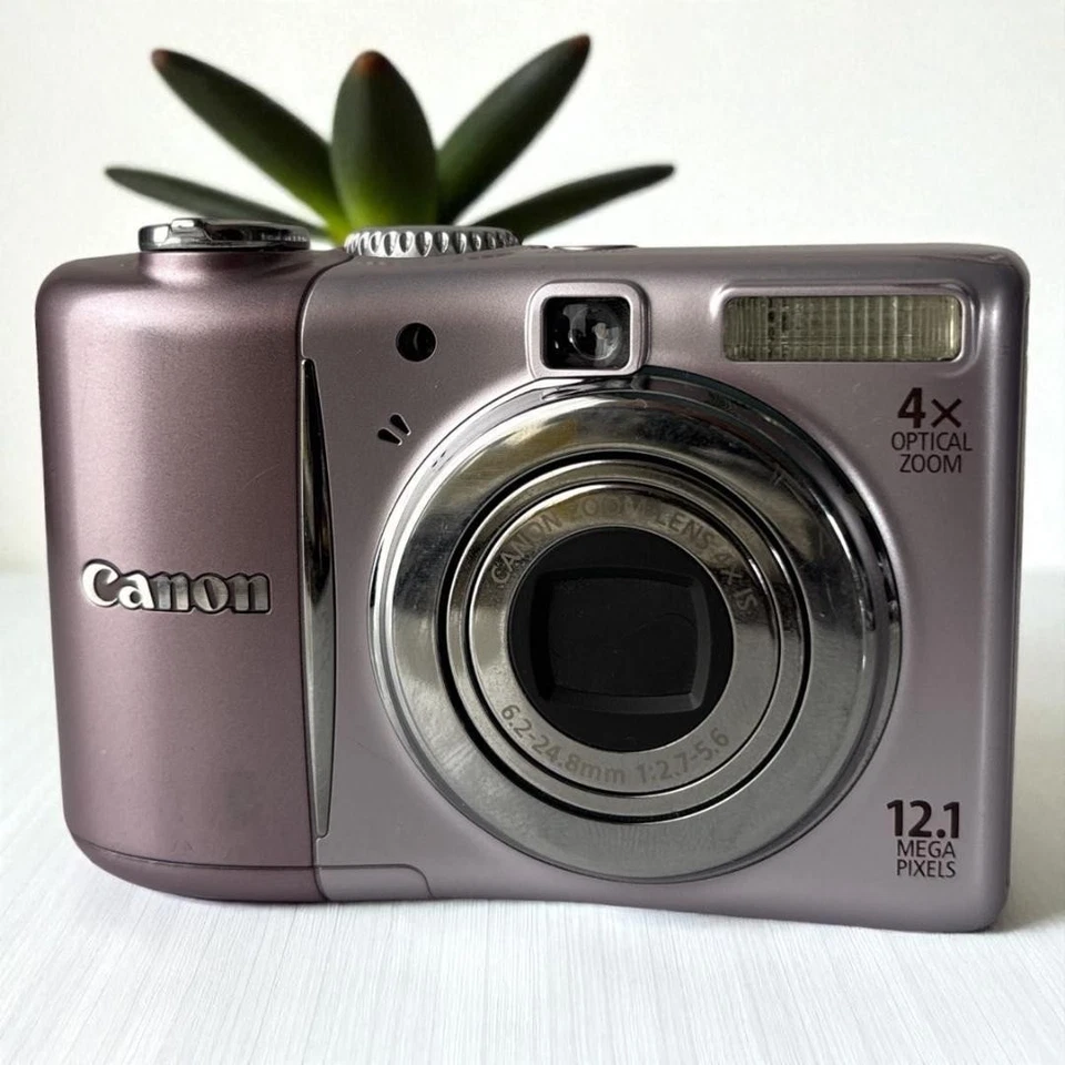 Canon PowerShot A1100 IS Compact Digital Camera 12.1MP 4x Zoom Pink Body Only #1 - Image 2 of 4