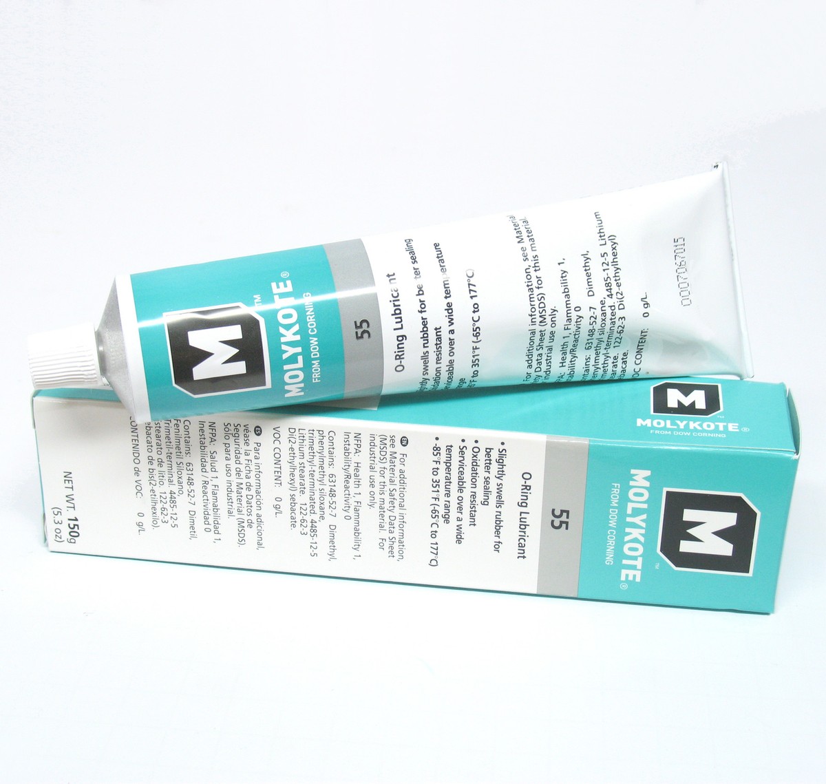 best pornstar sex toys DuPont DOW CORNING MOLYKOTE 55 O-Ring Silicone Grease Lubricant Lube 5.3 oz  Tube