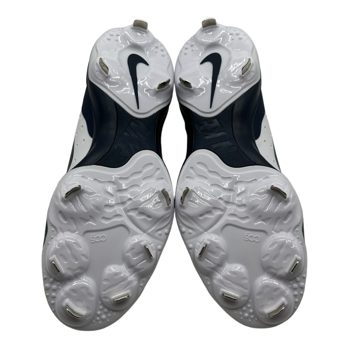 Nike Baseball Cleats Alpha Huarache Varsity 4 White Blue DJ6516-103 Mens Sz 11.5 Nike Alpha Huarache Varsity 4 Low Men main image 2