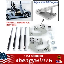 Adjustable Universal Lambo Door Bolt Kit 90 Degree for Most Car Vertical Doors