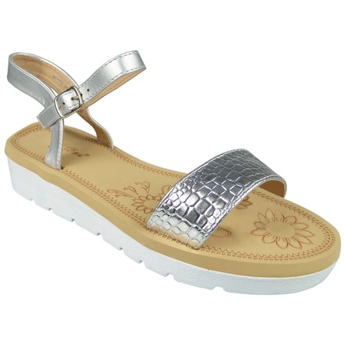 Sandalias Zapatos Verano Damas Cómodas Hebilla Informales Suave Suela de Cuña Mujeres Tallas - Imagen 15 de 25