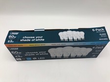 Feit Electric 60W Replacement 5-CCT LED A19 LED Bulbs 6-pack new