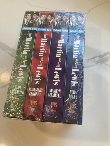 VHS Dean Martin and Jerry Lewis Box Set of Four Sealed Nib - Picture 2 of 6