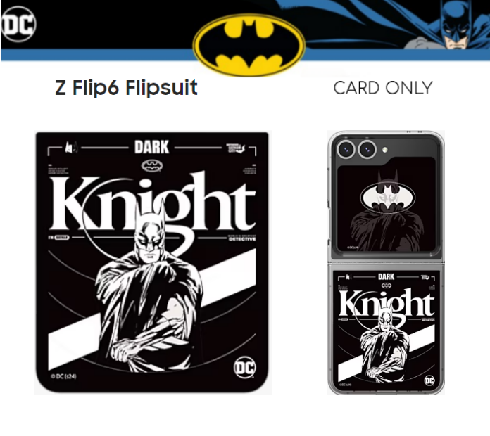 Samsung Galaxy Z Flip 6 5 compatible [Batman Dark Knight] Flip