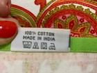 S/4 Pomegranate Inc.Paisley Red & Green Placemats EUC — photo 9