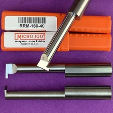 MICRO 100  RRM 160-40 Carbide Internal Retaining Ring Bar 1.6mm .063"🎯Machinist