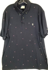 IZOD Golf-Mens Performance Polo Shirt-XL Extra Large-Blue-Short Sleeve Casual