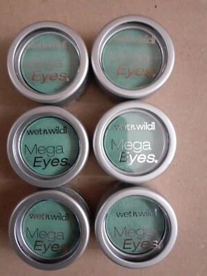 Wet N Wild Mega Eyes Mono Lidschatten Farbe Elektro Grün 6er-Pack