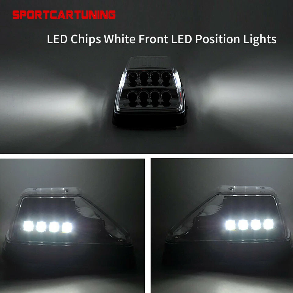 For 90-18 Mercedes W463 G-Class G55 G500 G550 LED Corner Lamp Turn Signal Lights Foto 3 de 4