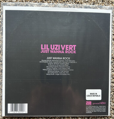 Lil Uzi Vert Just Wanna Rock Flexi Disc vinyl record limited new
