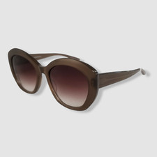  495 Barton Perreira Women Brown Galilea Cat-Eye Sunglasses Shades 55-19-140