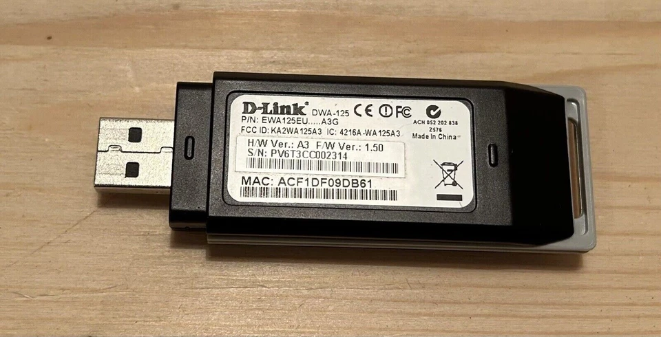 Adaptador de red inalámbrica D-Link Extensor de alcance WiFi DWA-125 Booster BWA125NA A2 Foto 4 de 4