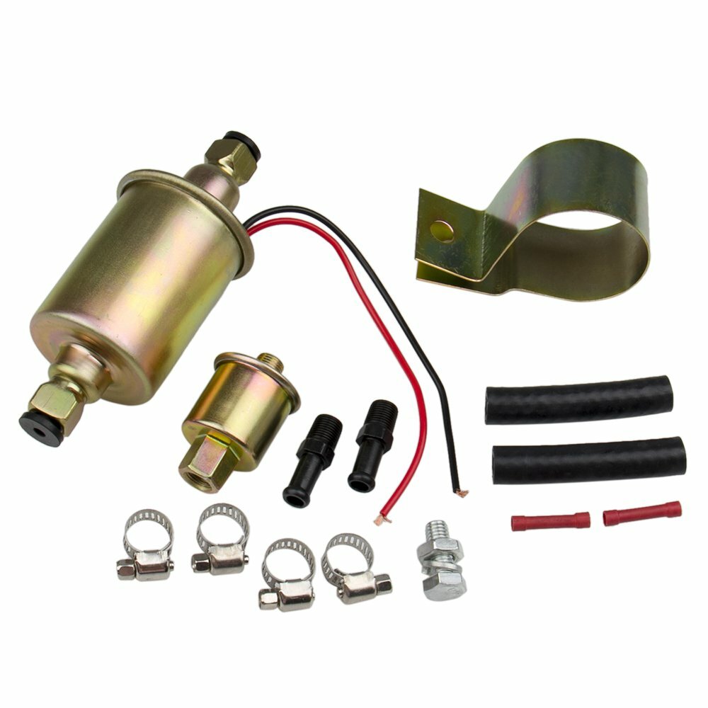 Universal External GAS Fuel Pump Filter 12V 59PSI Low Pressure Inline