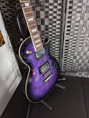 ESP EC-256FM LTD Electric Guitar - See Thru Purple Sunburst ESP EC-256FM LTD Electric Guitar - See Thru Purple Sunburst