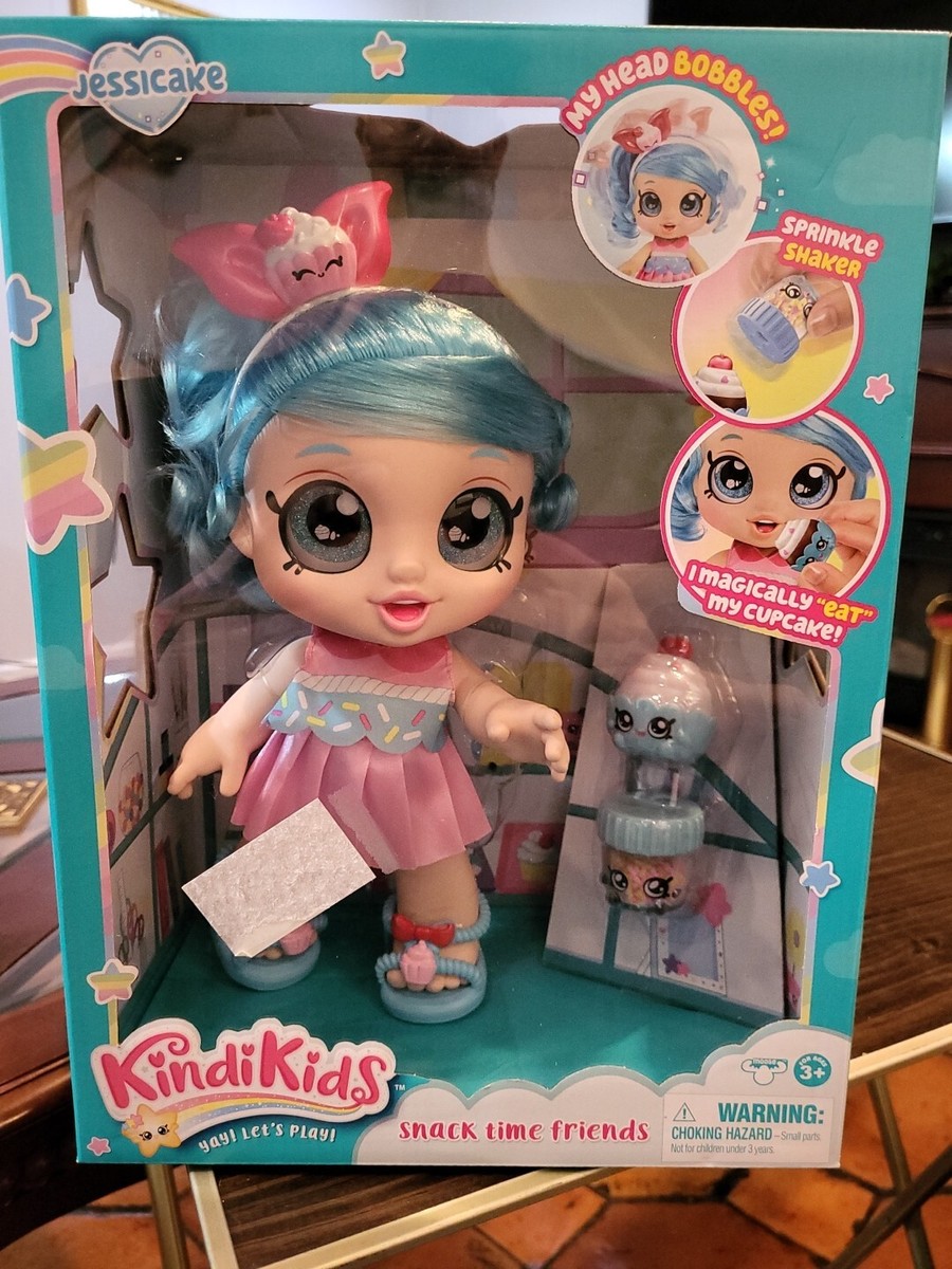 Kindi Kids JESSICAKE DOLL Snack Time Friends Pre-School 10 inch