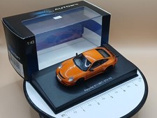 1/43 scale diecast AUTOart Porsche 911 (997) GT3 RS (orange with black stripes)