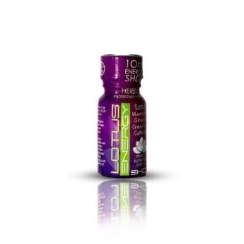 Lotus Energy Mushroom Ginesng Green Tea Caffeine 10mL Shot - Picture 1 of 1