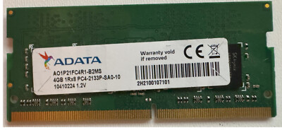 4GB ADATA RAM 2Rx8 PC3L-12800S-11 Arbeitsspeicher