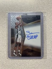 2016-2017 Panini Select Sean Elliott Auto On Card Numbered 57/149