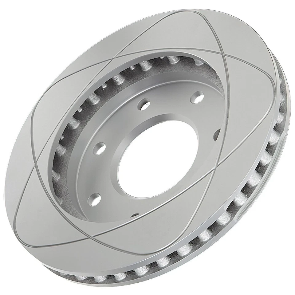 Rotores de freno de disco delanteros ultra ranurados para Lincoln Mark LT, Ford F-150 4x4; 330 mm Foto 4 de 4