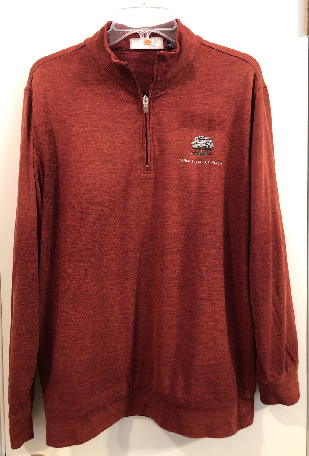 CARMEL VALLEY RANCH Long Sleeve 1/4 Zip Pullover Golf… Gem