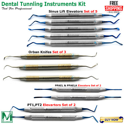 Sinus Lift Tunneling Periodontal PPAELA Periotome Instruments Setup Kits