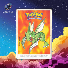 Carte Pokemon Insécateur / Scyther 123 Sticker Dunkin Boomer