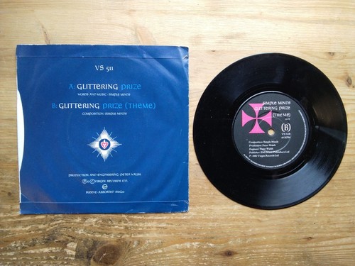 Simple Minds Glittering Prize Very Good+ 7" Single Vinyl Record VS511 - Picture 2 of 2