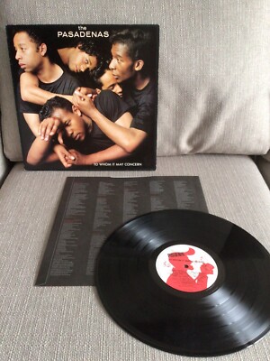 The Pasadenas To Whom It May Concern 1988 Lp Original Vinyl Dance R B 